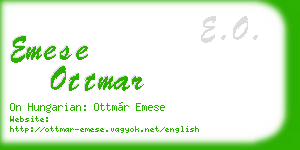 emese ottmar business card